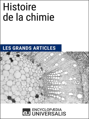 cover image of Histoire de la chimie